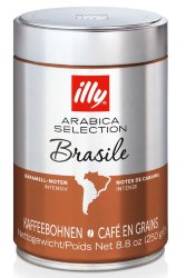 Illy Brasile Arabica Selection кофе в зернах 250 г ж/б