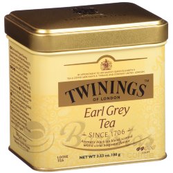 Twinings Earl Grey с бергамотом черный чай жестяная банка 100 г
