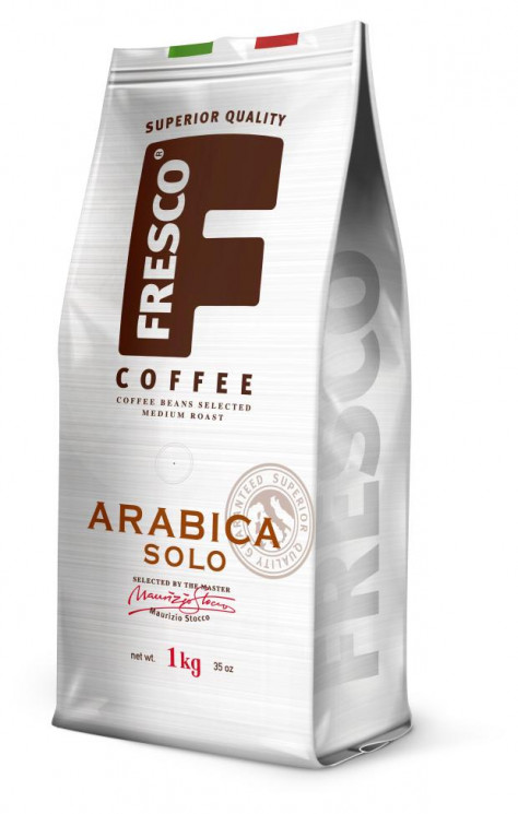 Fresco Arabica SOLO 1 кг кофе в зернах пакет 