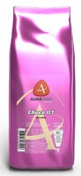 AlmaFood Rich Dark Choco 01 Какао напиток растворимый 1 кг пакет