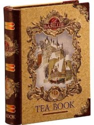 Basilur Tea book том II бежевая черный ароматизированный чай ж/б 100г новогодняя упаковка