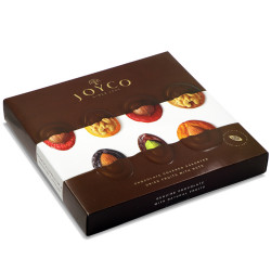 JOYCO Шоколадные конфеты Ассорти сухофруктов в шоколаде с орехами 157 г