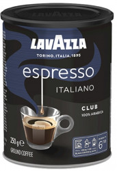 Кофе молотый Lavazza Club 250 г ж/б МЯТАЯ БАНКА (2 шт) 