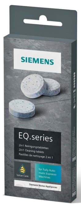 Таблетки для очистки гидросистемы от кофейных масел для кофемашин Siemens  10шт x 2.2г 
